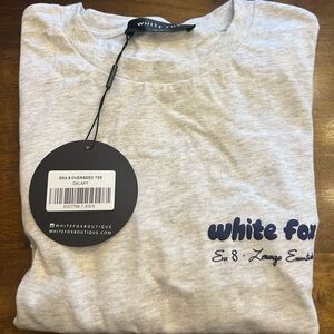 White Fox Era 8 Oversized Tee